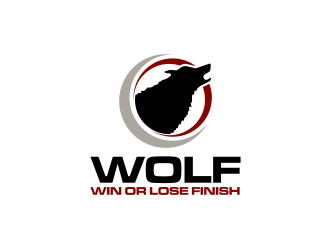 W.O.L.F. (Win or Lose Finish) logo design by hopee