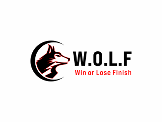 W.O.L.F. (Win or Lose Finish) logo design by scolessi