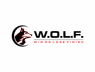 W.O.L.F. (Win or Lose Finish) logo design by scolessi