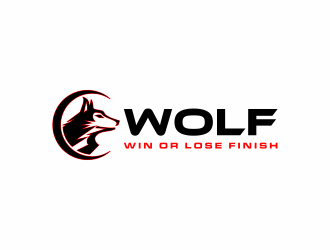 W.O.L.F. (Win or Lose Finish) logo design by scolessi