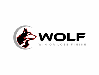 W.O.L.F. (Win or Lose Finish) logo design by scolessi