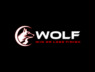 W.O.L.F. (Win or Lose Finish) logo design by scolessi