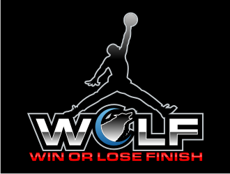 W.O.L.F. (Win or Lose Finish) logo design by icha_icha
