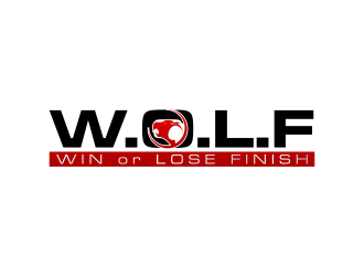 W.O.L.F. (Win or Lose Finish) logo design by Purwoko21