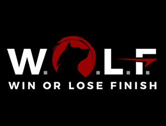 W.O.L.F. (Win or Lose Finish) logo design by Coolwanz