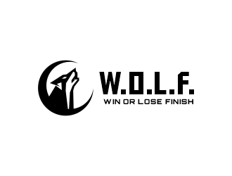 W.O.L.F. (Win or Lose Finish) logo design by SmartTaste