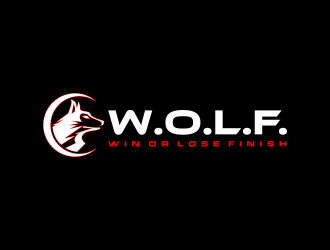 W.O.L.F. (Win or Lose Finish) logo design by scolessi