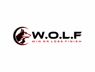 W.O.L.F. (Win or Lose Finish) logo design by scolessi