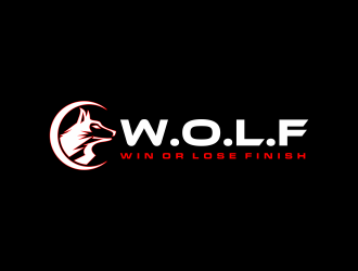 W.O.L.F. (Win or Lose Finish) logo design by scolessi