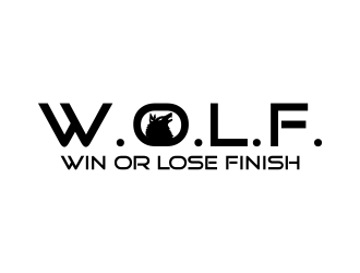 W.O.L.F. (Win or Lose Finish) logo design by qqdesigns