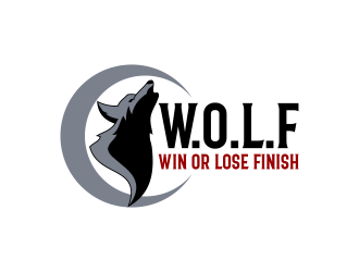 W.O.L.F. (Win or Lose Finish) logo design by Kruger