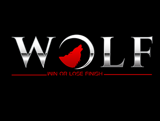 W.O.L.F. (Win or Lose Finish) logo design by 3Dlogos