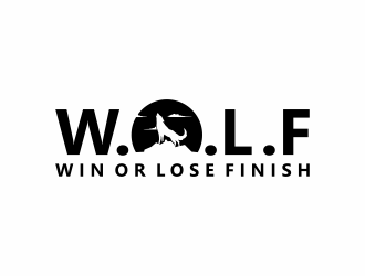 W.O.L.F. (Win or Lose Finish) logo design by mukleyRx
