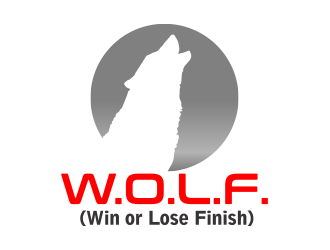 W.O.L.F. (Win or Lose Finish) logo design by thedila
