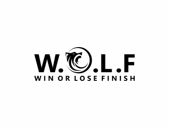 W.O.L.F. (Win or Lose Finish) logo design by mukleyRx