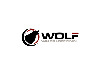 W.O.L.F. (Win or Lose Finish) logo design by hopee