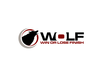 W.O.L.F. (Win or Lose Finish) logo design by hopee