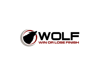 W.O.L.F. (Win or Lose Finish) logo design by hopee