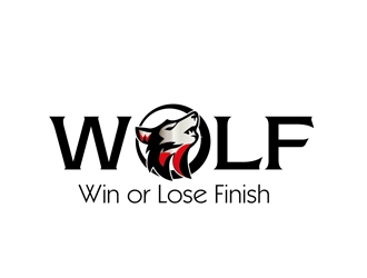 W.O.L.F. (Win or Lose Finish) logo design by PANTONE