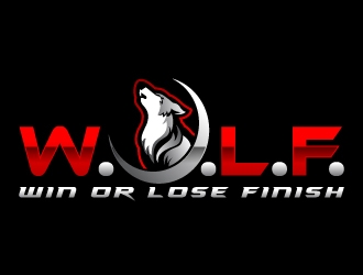 W.O.L.F. (Win or Lose Finish) logo design by uttam