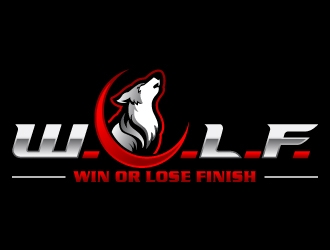 W.O.L.F. (Win or Lose Finish) logo design by uttam
