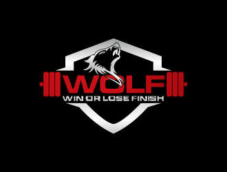 W.O.L.F. (Win or Lose Finish) logo design by cahyobragas
