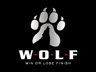 W.O.L.F. (Win or Lose Finish) logo design by Ultimatum