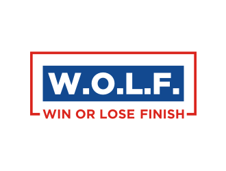 W.O.L.F. (Win or Lose Finish) logo design by Diancox