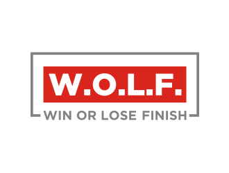 W.O.L.F. (Win or Lose Finish) logo design by Diancox