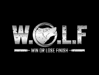 W.O.L.F. (Win or Lose Finish) logo design by beejo