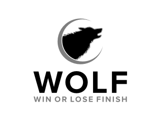 W.O.L.F. (Win or Lose Finish) logo design by puthreeone