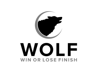 W.O.L.F. (Win or Lose Finish) logo design by puthreeone