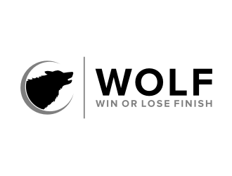 W.O.L.F. (Win or Lose Finish) logo design by puthreeone