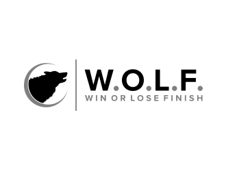 W.O.L.F. (Win or Lose Finish) logo design by puthreeone