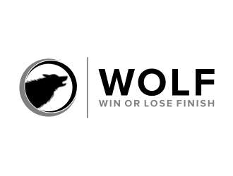 W.O.L.F. (Win or Lose Finish) logo design by puthreeone