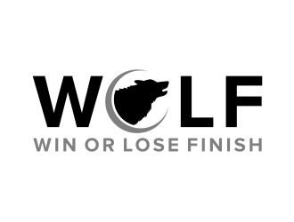 W.O.L.F. (Win or Lose Finish) logo design by puthreeone