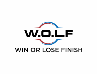 W.O.L.F. (Win or Lose Finish) logo design by yoichi