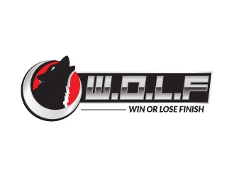 W.O.L.F. (Win or Lose Finish) logo design by fritsB