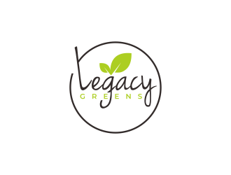 Legacy Greens logo design by checx