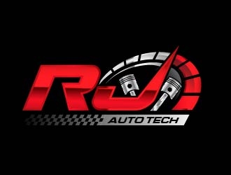 RJ Auto Tech logo design by usef44