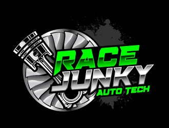 RJ Auto Tech logo design by daywalker