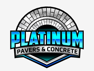 Platinum Pavers & Concrete logo design by Suvendu