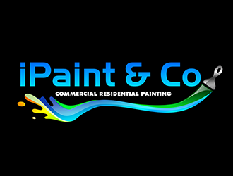 iPaint & Co logo design by 3Dlogos