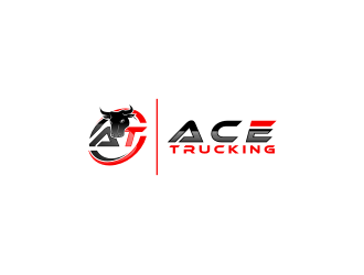 Ace Trucking logo design by sodimejo