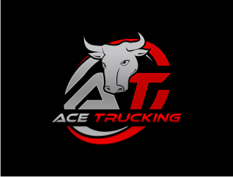 Ace Trucking logo design by sodimejo