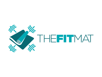The Fit Mat logo design by ekitessar