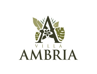 VILLA AMBRIA logo design by yippiyproject