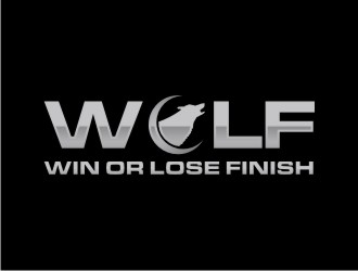 W.O.L.F. (Win or Lose Finish) logo design by sabyan