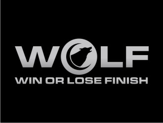 W.O.L.F. (Win or Lose Finish) logo design by sabyan