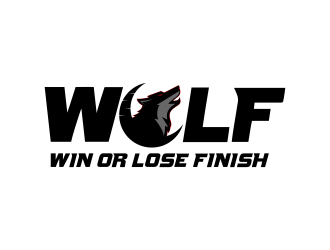 W.O.L.F. (Win or Lose Finish) logo design by brandshark